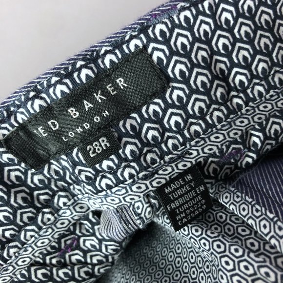 Ted Baker London Slim Fit Chino Sturchi Pants - Picture 10 of 11